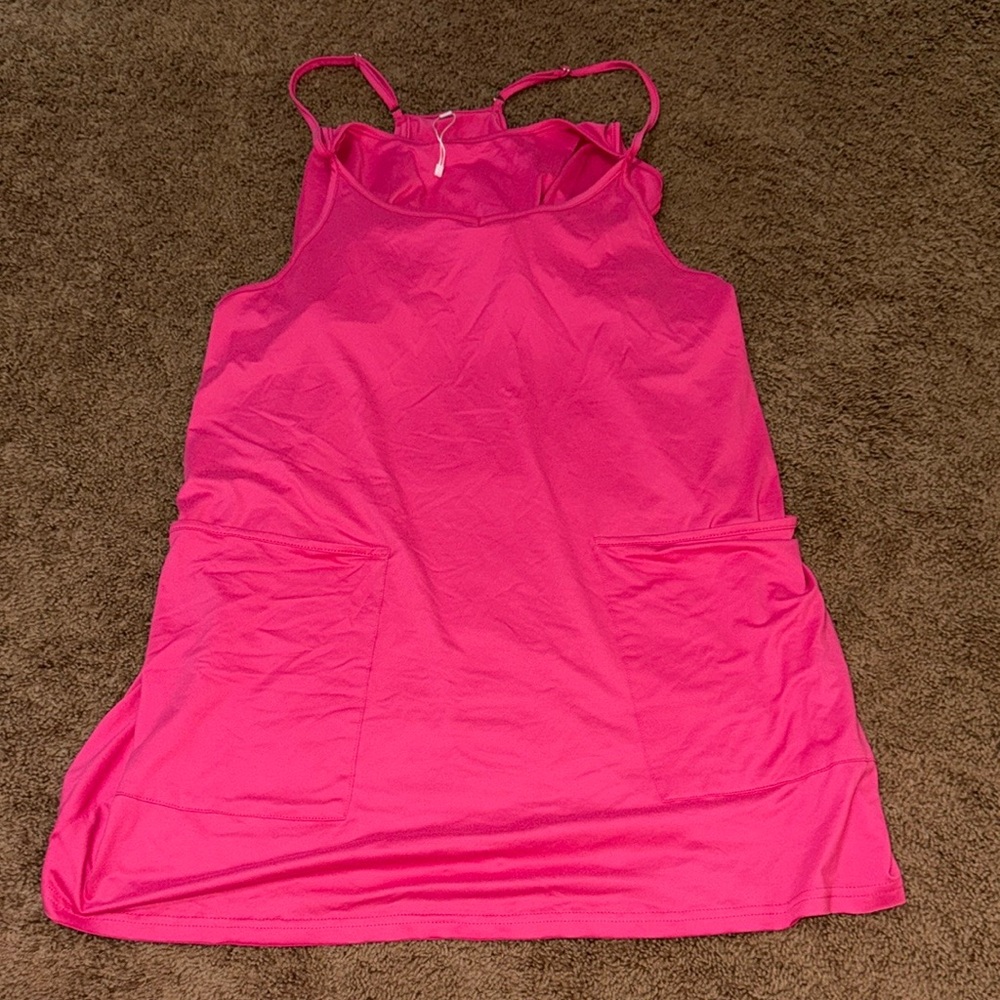Vibrant Pink Sleeveless Dress